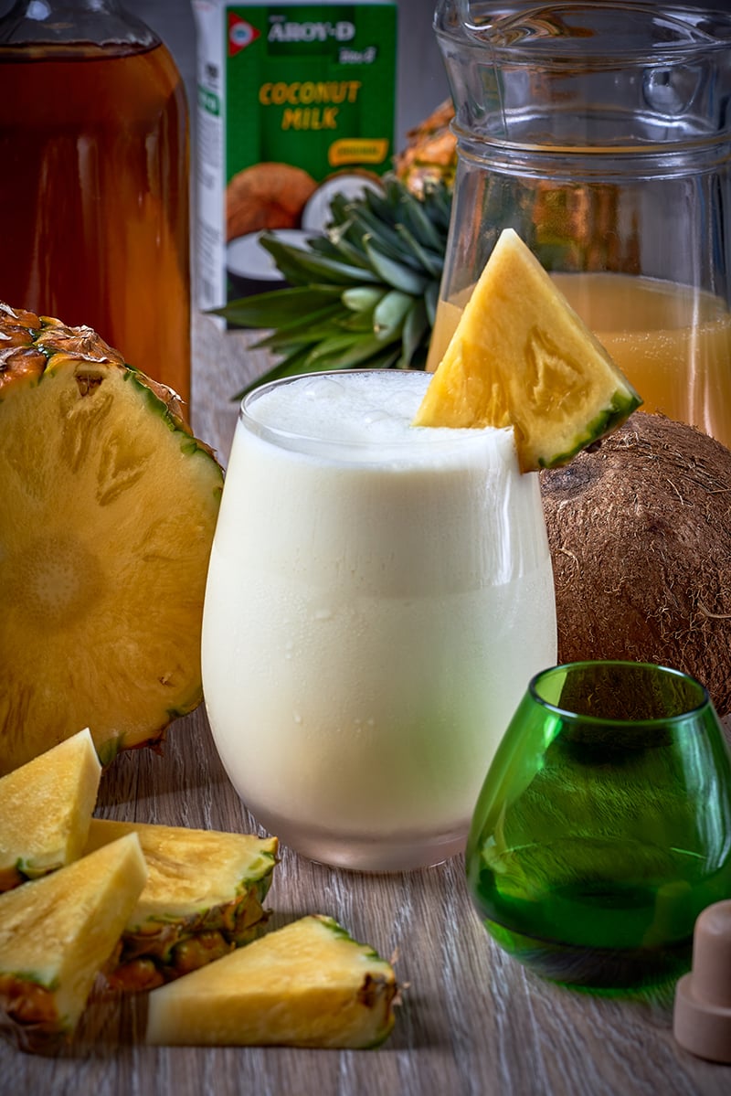 PIÑA COLADA CON Y SIN ALCOHOL | Create Recipes | Recetas para elaborar con  tu Chefbot