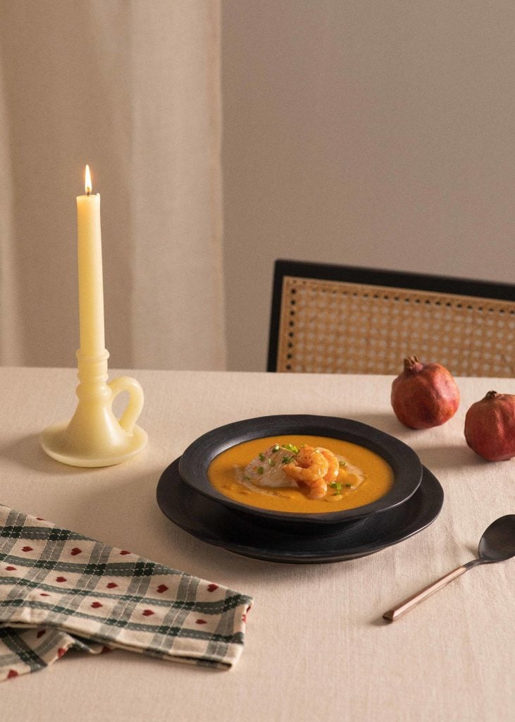 Cremesuppe mit Seehecht und Garnelen | Create Recipes | Rezepte, die ...