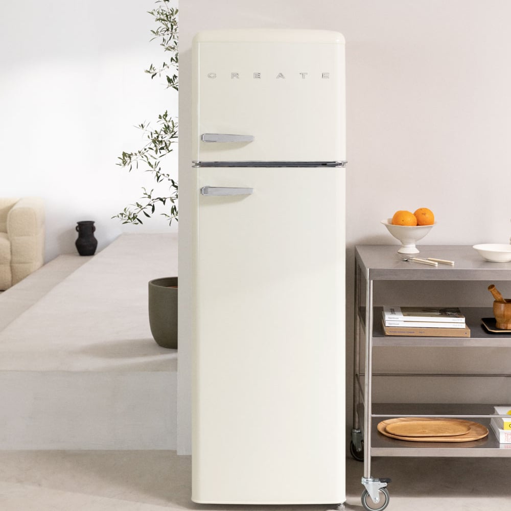 FRIDGE STYLANCE TOP 246L - Frigorífico Combi De Estilo Retro Blanco Roto