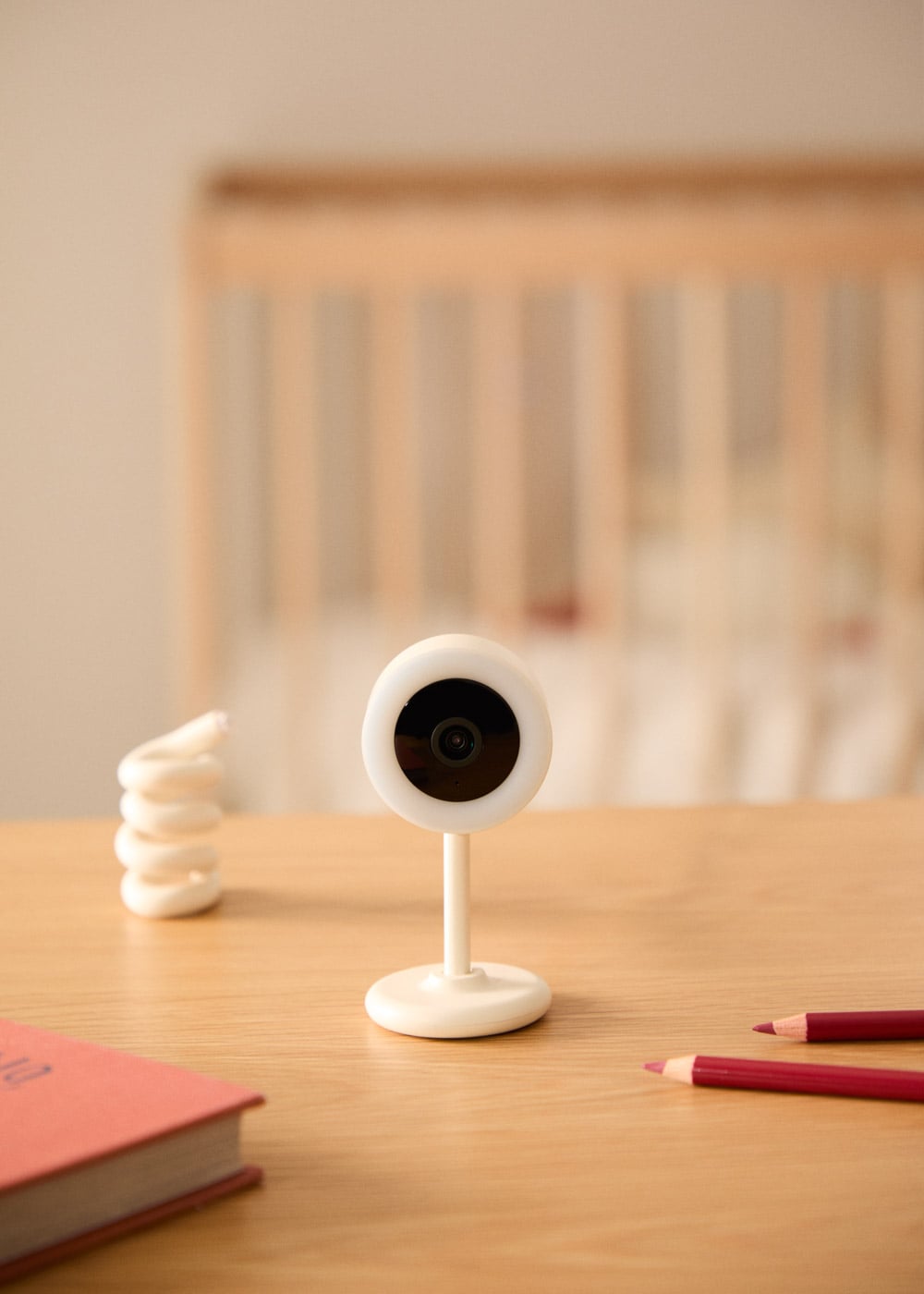 BABY CAM CONNECT - Cámara De Vigilancia Para Bebés Con Wifi Y Audio Bidireccional Blanco Roto