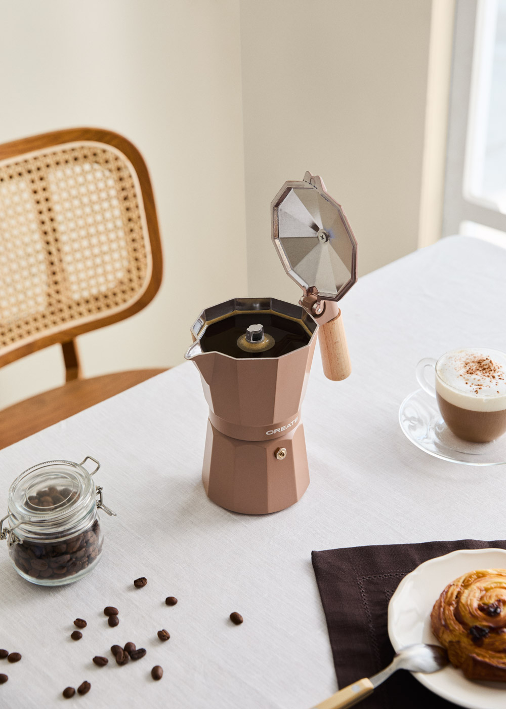 THERA MOKA RETRO - Cafetera Italiana 6 Tazas / 350ml