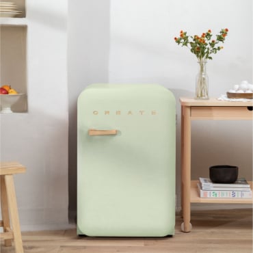 FRIDGE RETRO 107L - Réfrigérateur Rétro Vert Pastel