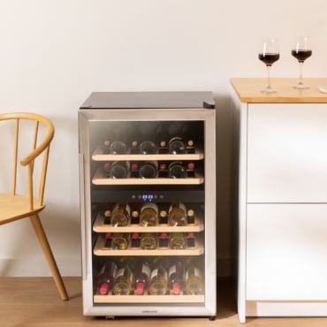 WINECOOLER XL - Cave À Vin Réfrigérée 46 Bouteilles Inox