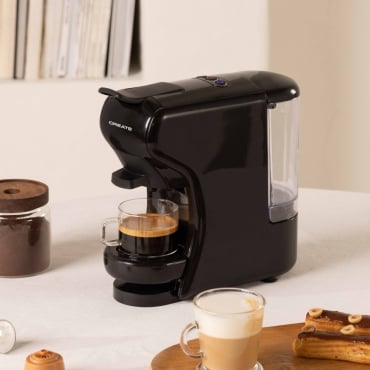POTTS - Machine À Café Multi-dosettes Et Café Moulu Noir