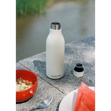 BOTTLE STUDIO - Bouteille Thermos En Acier Inoxydable 550 Ml Blanc Cassé