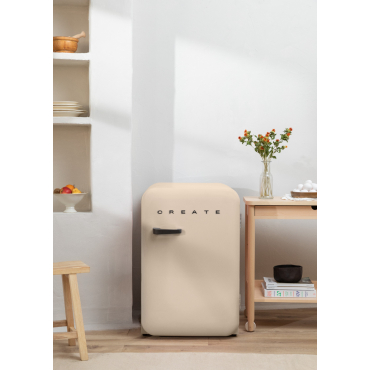 FRIDGE RETRO 107L - Réfrigérateur Rétro Noir