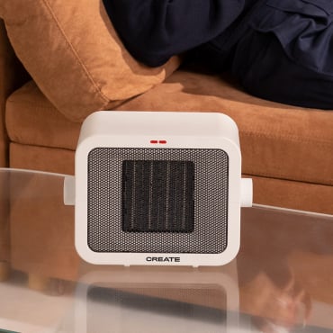 WARM BOX - Chauffage En Céramique 1500W Blanc Cassé. Basse Consommation