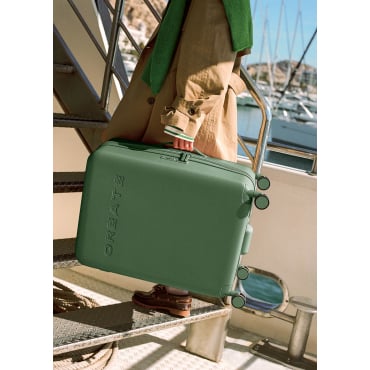 LUGGAGE STUDIO - Valise Rigide En Polycarbonate Avec Serrure TSA Et Roues Multidirectionnelles Sauge