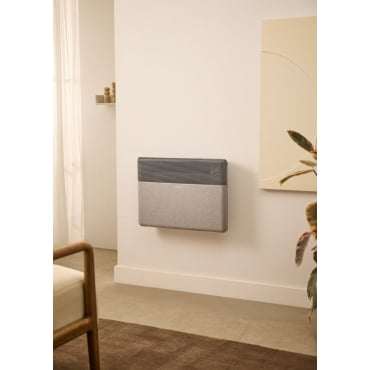 WARM TEXTILE INVERTER - Convecteur Inverter Mural Ou Au Sol Avec WiFi 1500W / 2000W 1500 W. Basse Consommation