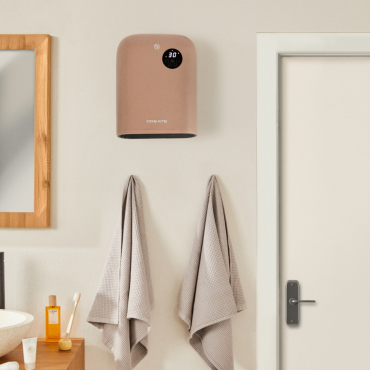 WARM WALL - Chauffage Mural Ou Au Sol Avec WiFi Moka. Basse Consommation