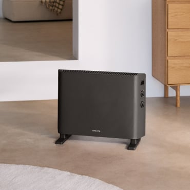 WARM HANDY - Radiateur Convecteur 2000W Noir. Basse Consommation