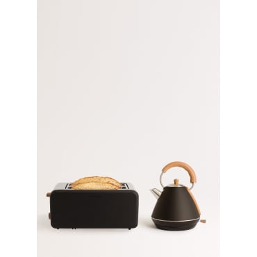 Pack TOAST RETRO Tostapane + KETTLE RETRO Bollitore Nero
