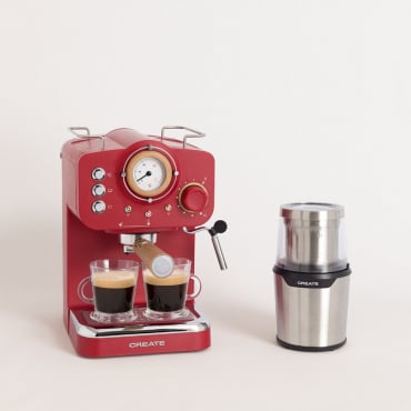 Pack Macchina Per Caffè THERA MATT Express + MacinaCaffè MILL PRO Rosso