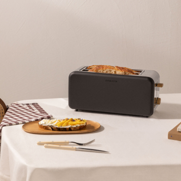 TOAST RETRO - Tostapane Per Fette Larghe Nero
