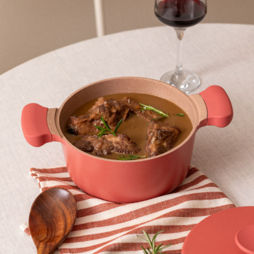POT STUDIO - Pentola In Alluminio Fuso E Manici In Bachelite 20cm
