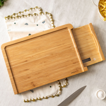 BOARD SCALE BAMBOO - Tagliere Da Cucina Con Bilancia Integrata Bambú