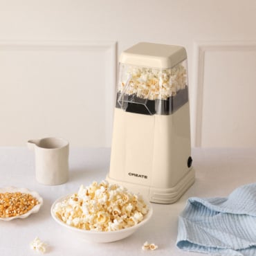 POPCORN MAKER RETRO - Macchina Elettrica Per Popcorn Bianco Sporco