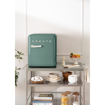 FRIDGE RETRO 48L - Frigorifero In Stile Retrò Salvia