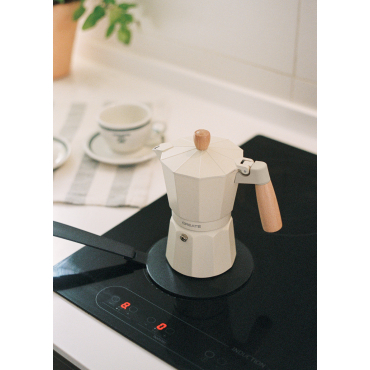THERA MOKA RETRO - Caffettiera Italiana Bianco Sporco