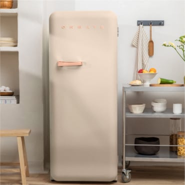FRIDGE RETRO 281L - Frigorifero In Stile Retrò Oro Rosa