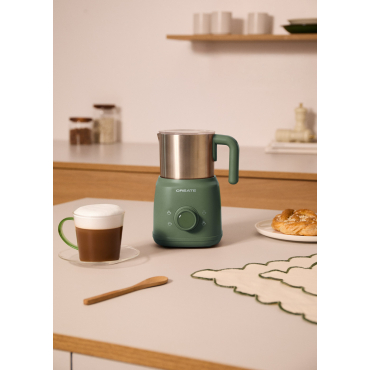 MILK FROTHER RETRO - Montalatte E Scalda-latte Con Caraffa Rimovibile Salvia