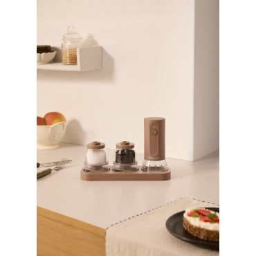 SPICE GRINDER STUDIO PRO - Macina Spezie Elettrico Con Contenitori Intercambiabili Moka