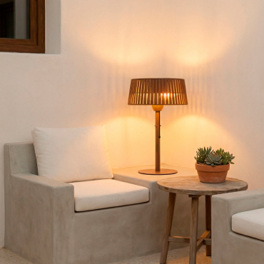 PATIO HEATER COMPACT - Stufa A Infrarossi Per Terrazze E Spazi Esterni Moka