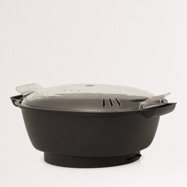CESTELLO A VAPORE - Per CHEFBOT COMPACT E Chefbot Touch Robot Intelligente Da Cucina - Cestello Per Cottura A Vapore Nero