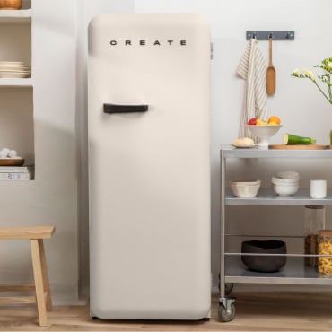 FRIDGE RETRO 281L - Koelkast In Retrostijl Gebroken Wit