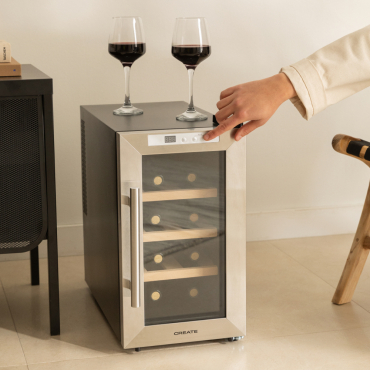 WINECOOLER WOOD S - Wijnfles Met 8 Flessen Exclusive