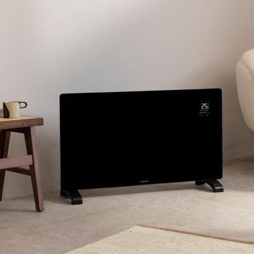 WARM CRYSTAL 2500W - Elektrische Glazen Convector Met WiFi Zonder Wielen