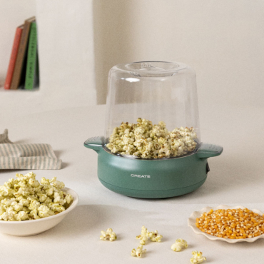 POPCORN MAKER STUDIO - Popcornmaker Met Botersmelter Sage