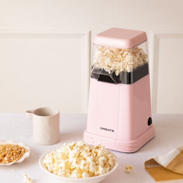 POPCORN MAKER RETRO - Elektrische Popcornmachine Pastel Roze