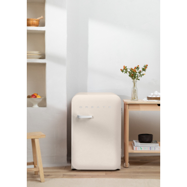 FRIDGE RETRO 107L - Koelkast In Retrostijl Gebroken Wit