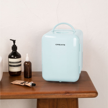 FRIDGE MINI BOX - Minikoelkast Voor Cosmetica 4 L Warm En Koud Pastel Blauw