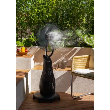 AIR MIST - Ultrasone Stille Vernevelingsventilator Zwart