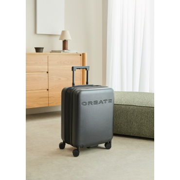 LUGGAGE STUDIO - Harde Polycarbonaat Koffer Met TSA-slot En Multidirectionele Wielen Zwart