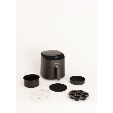 ZESTAW AIR FRYER PRO COMPACT 3.5 L + Akcesoria Czarny By CREATE