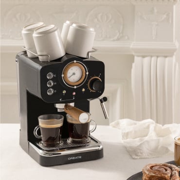 THERA RETRO - Ekspres Do Espresso Czarny By CREATE