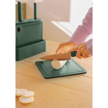 KITCHENWARE STUDIO - Zestaw 2 Desek Do Krojenia I 4 Noży Kuchennych Sage By CREATE