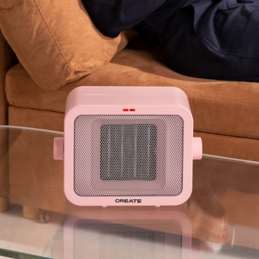 WARM BOX - Grzejnik Ceramiczny Do Pokoju 1500W Pastelowy Róż By CREATE