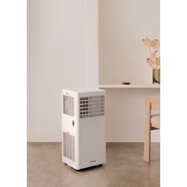SILKAIR 5000 - Przenośny Klimatyzator 3 W 1 5000 BTU Z Osuszaczem 27 L/dzień Biały By CREATE