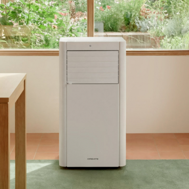 SILKAIR DUAL CONNECT 9000 - Przenośny Klimatyzator 4 W 1 WiFi 9000 BTU Z Pompą Ciepła Biały By CREATE