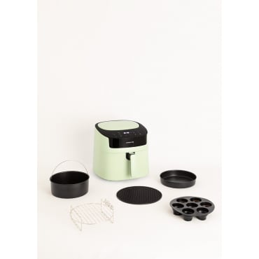 Pack AIR FRYER PRO LARGE 6.2 L + Acessórios Verde Pastel By CREATE