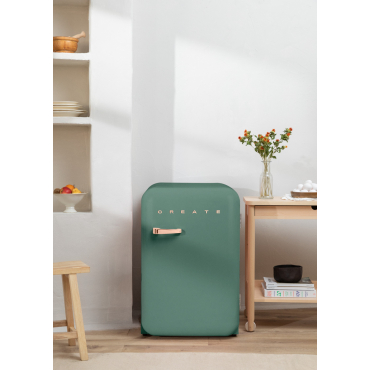 FRIDGE RETRO 107L - Frigorífico De Estilo Retro Ouro Rosa By CREATE