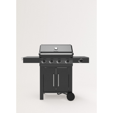 BBQ GAS BURNER PRO - Churrasqueira A Gás Com Queimador Lateral E Mesa Auxiliar 4 Queimadores E 1 Lateral (17kW) By CREATE