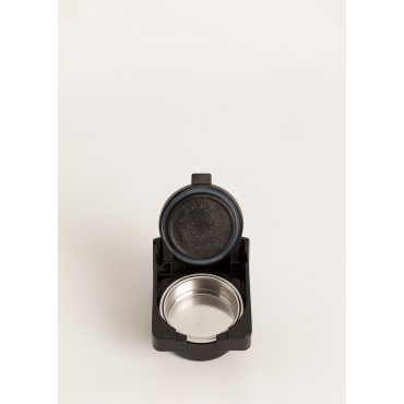 Adaptors for multi-capsule POTTS coffee machine and ground coffee Black