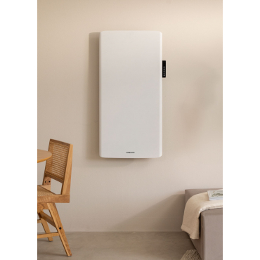 WARM CLEAR - Wall-mounted electric convector heater with Wifi White