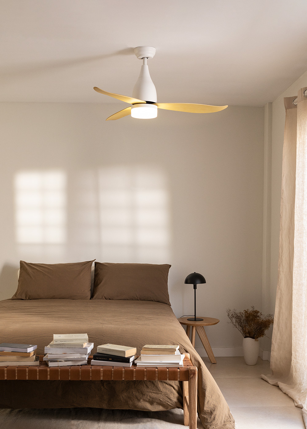 WIND HELIX - Silent 40W ceiling fan Ø112 cm S (Ø112cm) (rooms ≤10m²)