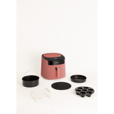 Pack AIR FRYER PRO LARGE 6.2 L + Accessories Terracotta